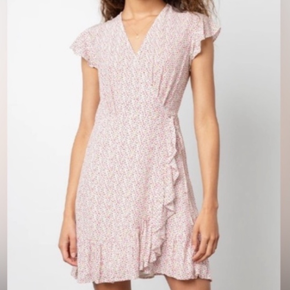 Rails Floral Vines Koreen Wrap Dress Size Large NWT
